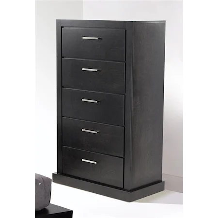 Contemporary 5 Drawer Chest